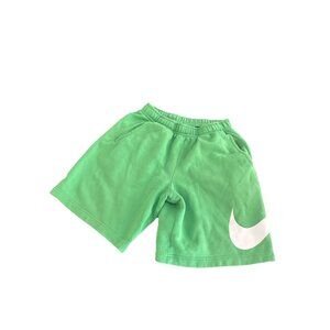 Nike Club Fleece Logo Shorts Men's Small Green Logo Active Sports